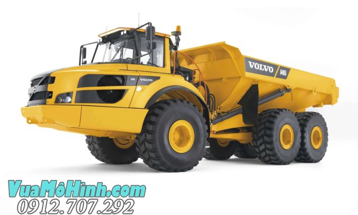 Xe ben điều khiển từ xa Volvo A40G Double E591-001 chính hãng, mô hình xe công trình tỉ lệ 1/20