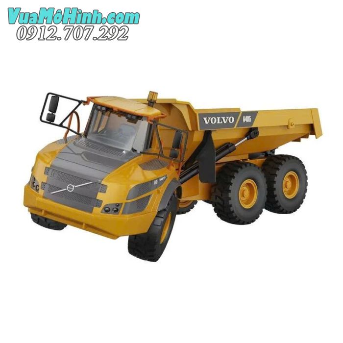 Xe ben điều khiển từ xa Volvo A40G Double E591-001 chính hãng, mô hình xe công trình tỉ lệ 1/20