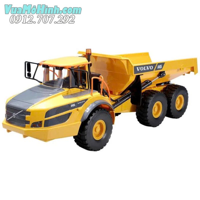 Xe ben điều khiển từ xa Volvo A40G Double E591-001 chính hãng, mô hình xe công trình tỉ lệ 1/20