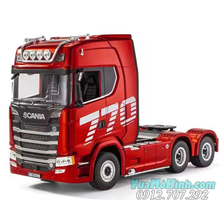 xe đầu kéo huina toys 1501 chính hãng 9 kênh tỉ lệ 1/18 xe ô tô tải móc scania mooc