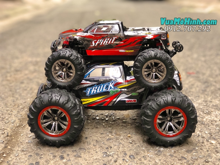 xe ô tô địa hình đua bán tải tốc độ cao điều khiển từ xa xlh xinlehong q901 q903 spirit truck racer phiên bản pro