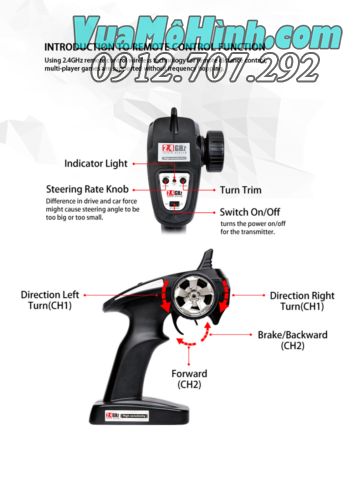 xe địa hình điều khiển từ xa subotech venturer