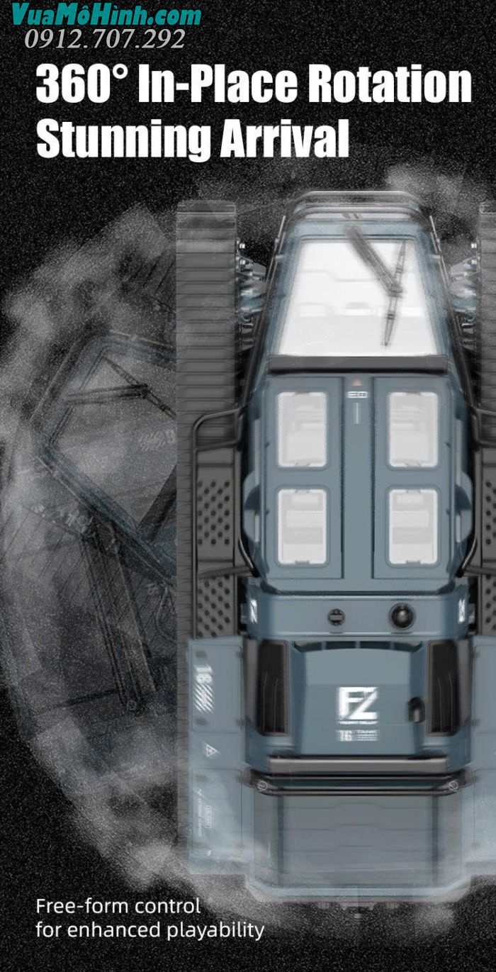 Xe điều khiển từ xa JJRC C8812 Ripsaw EV3-F4 tỷ lệ 1/16