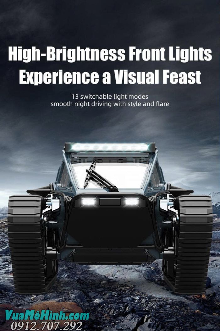 Xe điều khiển từ xa JJRC C8812 Ripsaw EV3-F4 tỷ lệ 1/16