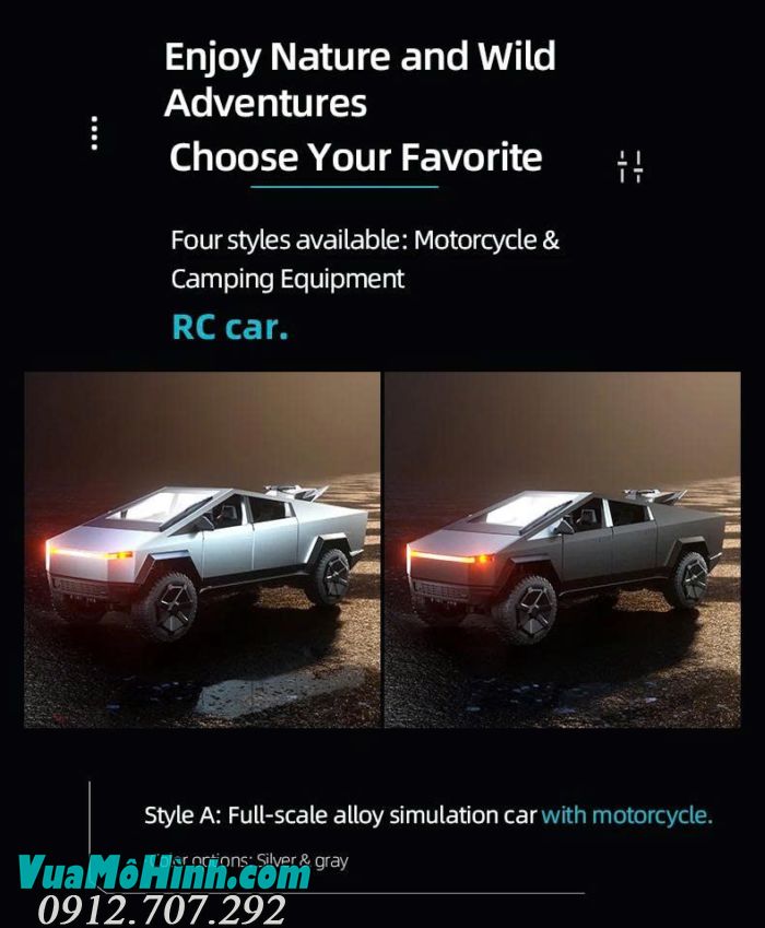 Xe địa hình điều khiển từ xa JJRC C8817 Phiên bản A 4WD Tỉ Lệ 1/24