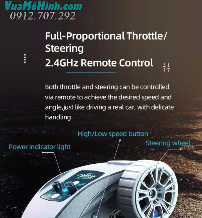 Xe địa hình điều khiển từ xa JJRC C8817 phiên bản B 1/24 thiết kế Cybertruck