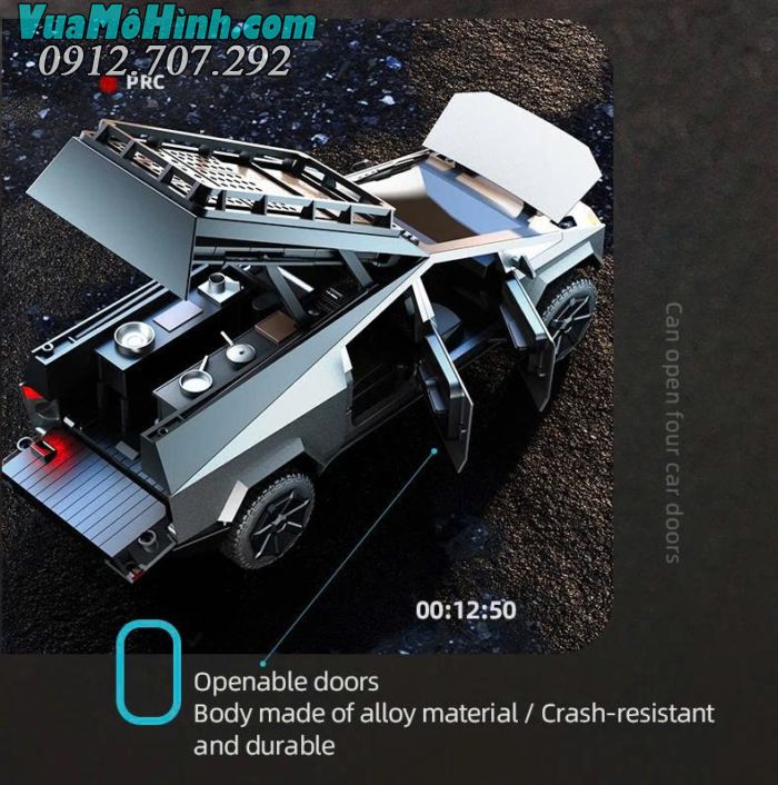 Xe địa hình điều khiển từ xa JJRC C8817 phiên bản B 1/24 thiết kế Cybertruck
