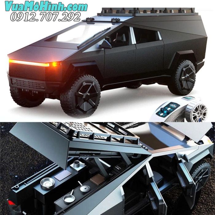 Xe địa hình điều khiển từ xa JJRC C8817 phiên bản B 1/24 thiết kế Cybertruck