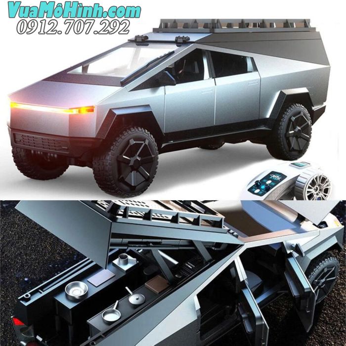 Xe địa hình điều khiển từ xa JJRC C8817 phiên bản B 1/24 thiết kế Cybertruck