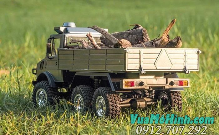 Xe tải điều khiển từ xa JJRC C8823 Unimog 6WD phiên bản có thùng tải
