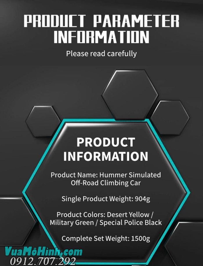 Xe điều khiển từ xa JJRC C8835 Hummer Jeep tỷ lệ 1/16 vượt địa hình