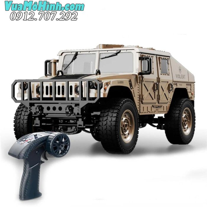 Xe điều khiển từ xa JJRC C8835 Hummer Jeep tỷ lệ 1/16 vượt địa hình