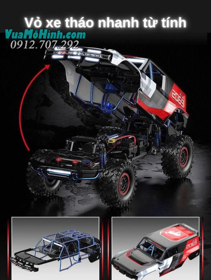 xe RC MJX Hyper Go H8P Ford Bronco R 1/8 chính hãng