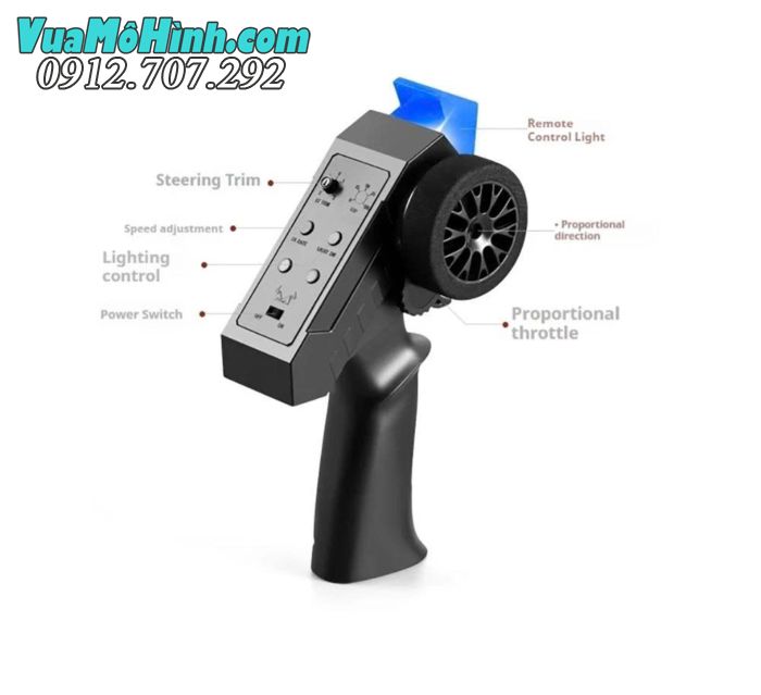 Xe địa hình điều khiển từ xa MN333 Unimog U4000 tỉ lệ 1/18