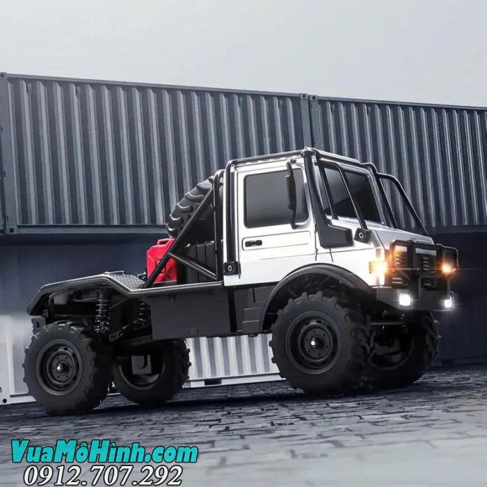 Xe địa hình điều khiển từ xa MN333 Unimog U4000 tỉ lệ 1/18