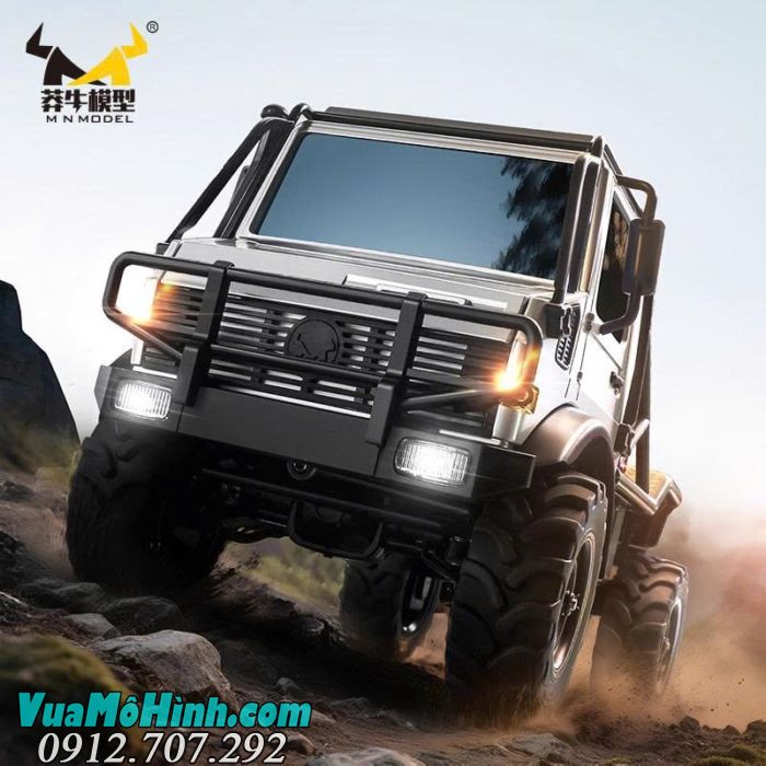 Xe địa hình điều khiển từ xa MN333 Unimog U4000 tỉ lệ 1/18