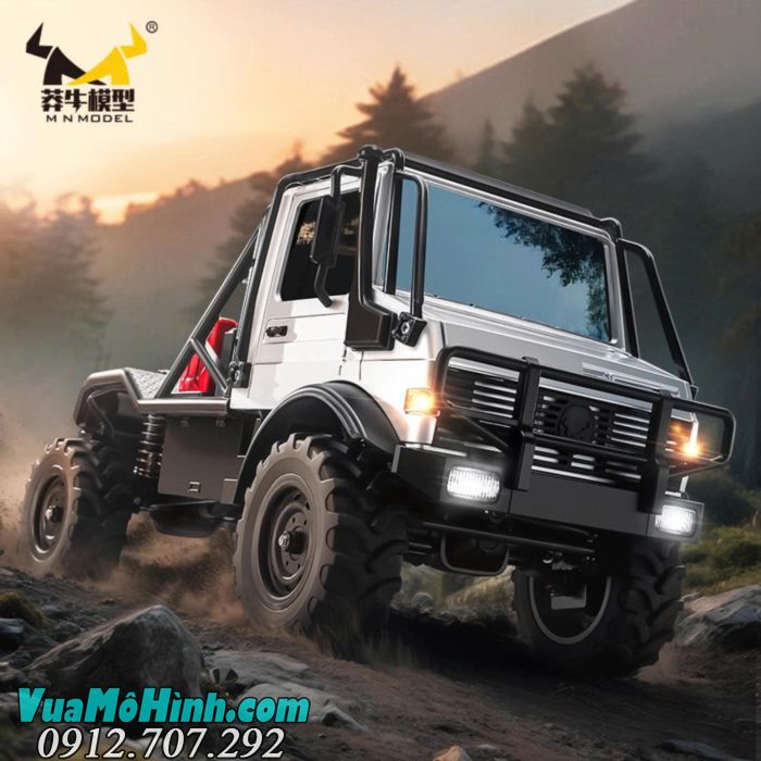Xe địa hình điều khiển từ xa MN333 Unimog U4000 tỉ lệ 1/18