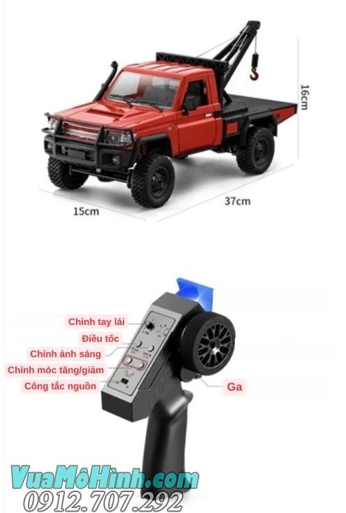 Xe mô hình điều khiển từ xa MN82 Pro MODEL MN82T 1/12 địa hình 4WD, bản nâng cấp siêu đẹp, chi tiết chân thực.