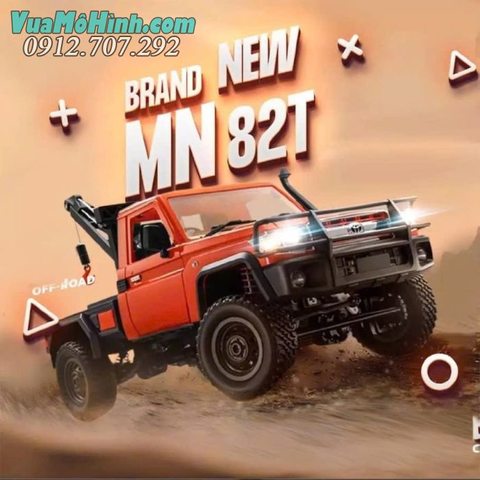 Xe mô hình điều khiển từ xa MN82 Pro MODEL MN82T 1/12 địa hình 4WD, bản nâng cấp siêu đẹp, chi tiết chân thực.