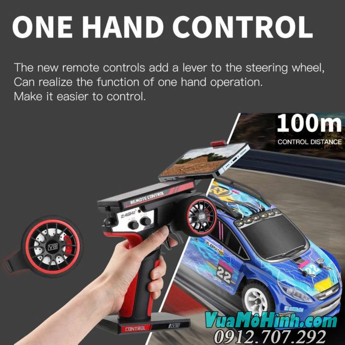 Xe điều khiển từ xa WLtoys 284010 1/28 4WD tốc độ cao 30km/h