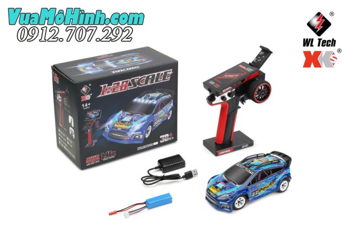 Xe điều khiển từ xa WLtoys 284010 1/28 4WD tốc độ cao 30km/h