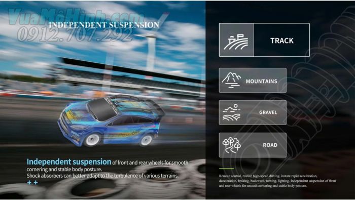 Xe điều khiển từ xa WLtoys 284010 1/28 4WD tốc độ cao 30km/h