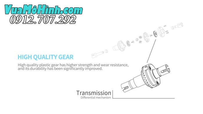 Xe điều khiển từ xa WLtoys 284010 1/28 4WD tốc độ cao 30km/h