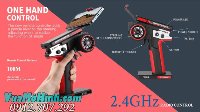 Xe điều khiển từ xa WLtoys 284010 1/28 4WD tốc độ cao 30km/h