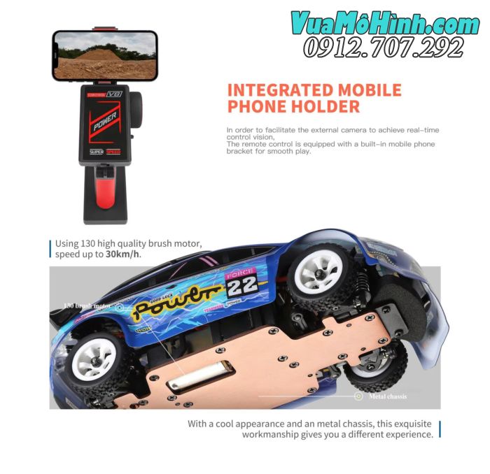 Xe điều khiển từ xa WLtoys 284010 1/28 4WD tốc độ cao 30km/h