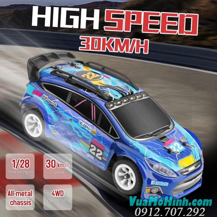 Xe điều khiển từ xa WLtoys 284010 1/28 4WD tốc độ cao 30km/h