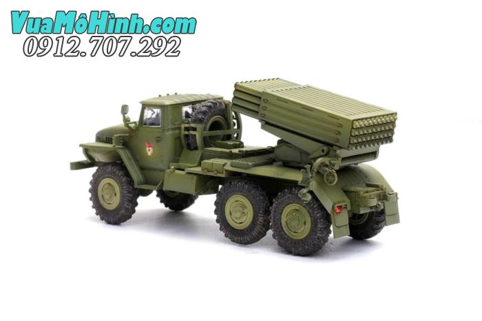 Xe điều khiển từ xa pháo phản lực WPL BM21 6x6 mô phỏng BM-21 Grad – biểu tượng pháo binh Việt Nam, tỉ lệ 1/16, có đèn LED và chi tiết chân thực