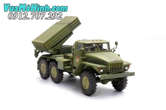 Xe điều khiển từ xa pháo phản lực WPL BM21 6x6 mô phỏng BM-21 Grad – biểu tượng pháo binh Việt Nam, tỉ lệ 1/16, có đèn LED và chi tiết chân thực