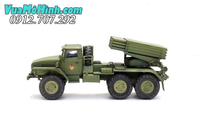 Xe điều khiển từ xa pháo phản lực WPL BM21 6x6 mô phỏng BM-21 Grad – biểu tượng pháo binh Việt Nam, tỉ lệ 1/16, có đèn LED và chi tiết chân thực