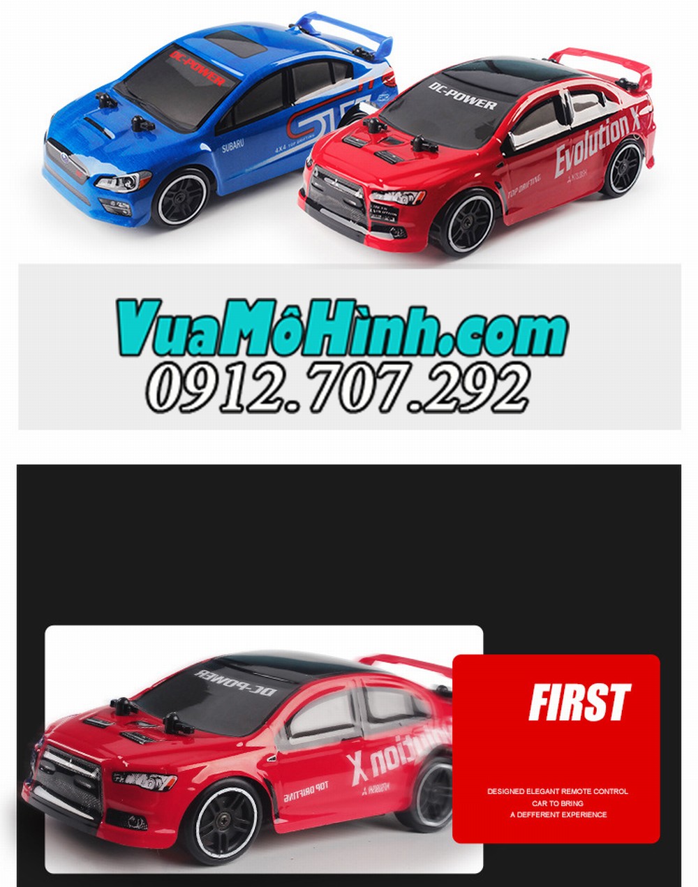 xe drift tỷ lệ 1/24 điều hiển từ xa