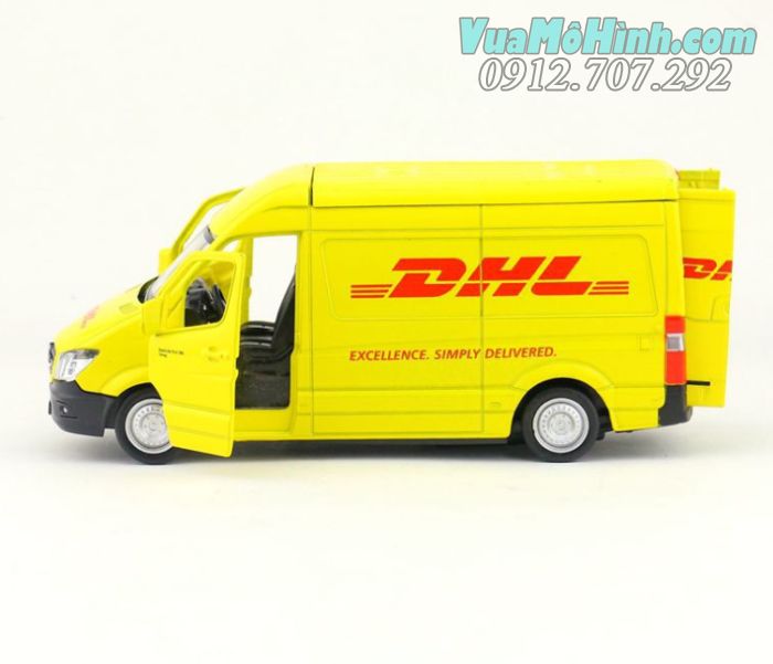 Mô hình xe DHL Mercedes-Benz Sprinter 1:36 kim loại
