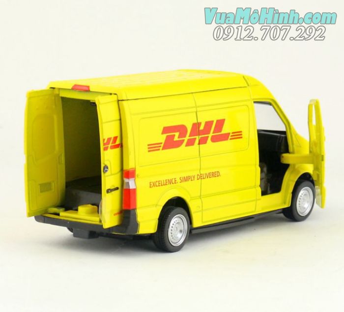 Mô hình xe DHL Mercedes-Benz Sprinter 1:36 kim loại