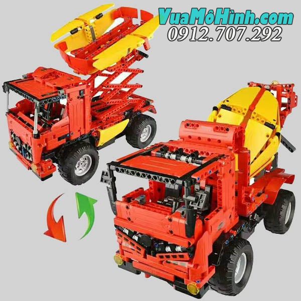 xe mô hình lắp ghép điều khiển từ xa c51014