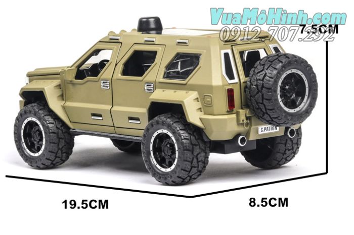 Đồ chơi Xe mô hình tĩnh ô tô George Barton tỉ lệ 1:24 o to trưng bày