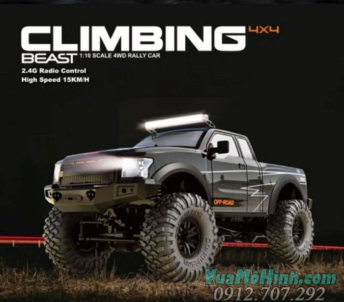 xe bán tải điều khiển từ xa HP ZP1009 tỉ lệ 1/10 cỡ lớn oto rc địa hình ZP 1009