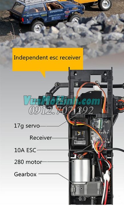 Xe ô tô địa hình leo núi điều khiển từ xa Range Rover Classic 1970 MN168