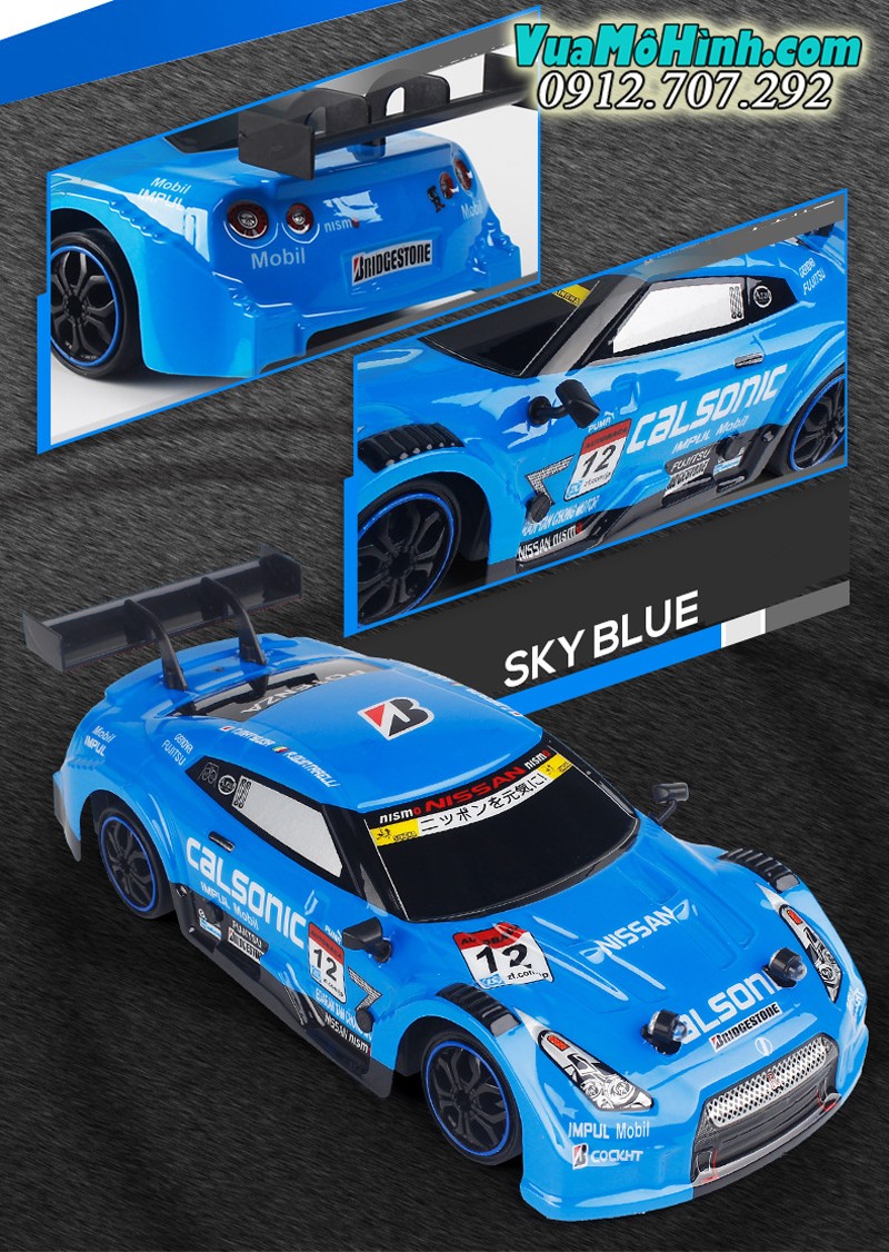 xe ô tô drift điều khiển từ xa có đèn