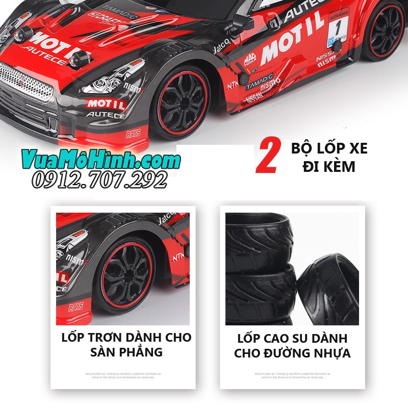xe ô tô drift điều khiển từ xa có đèn