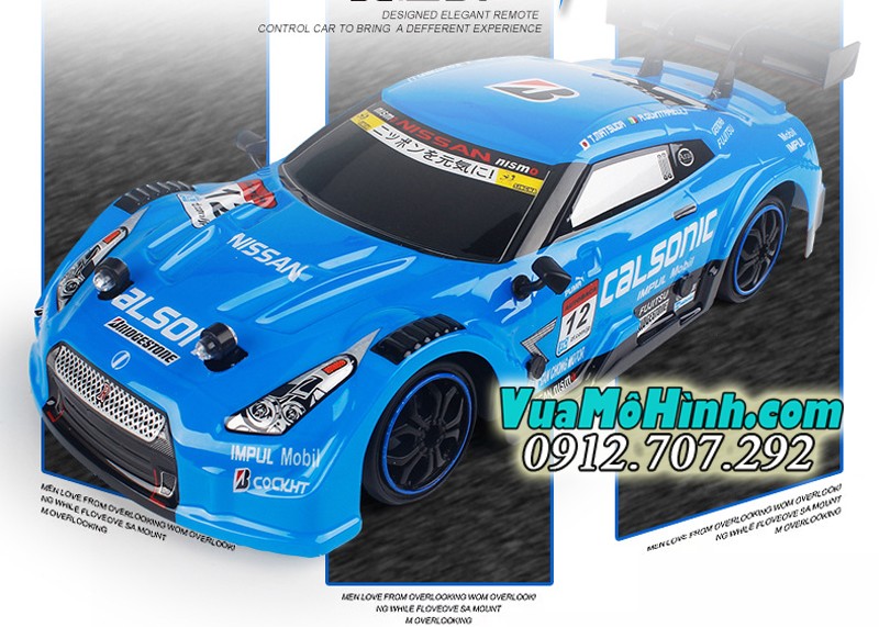 xe ô tô drift điều khiển từ xa có đèn