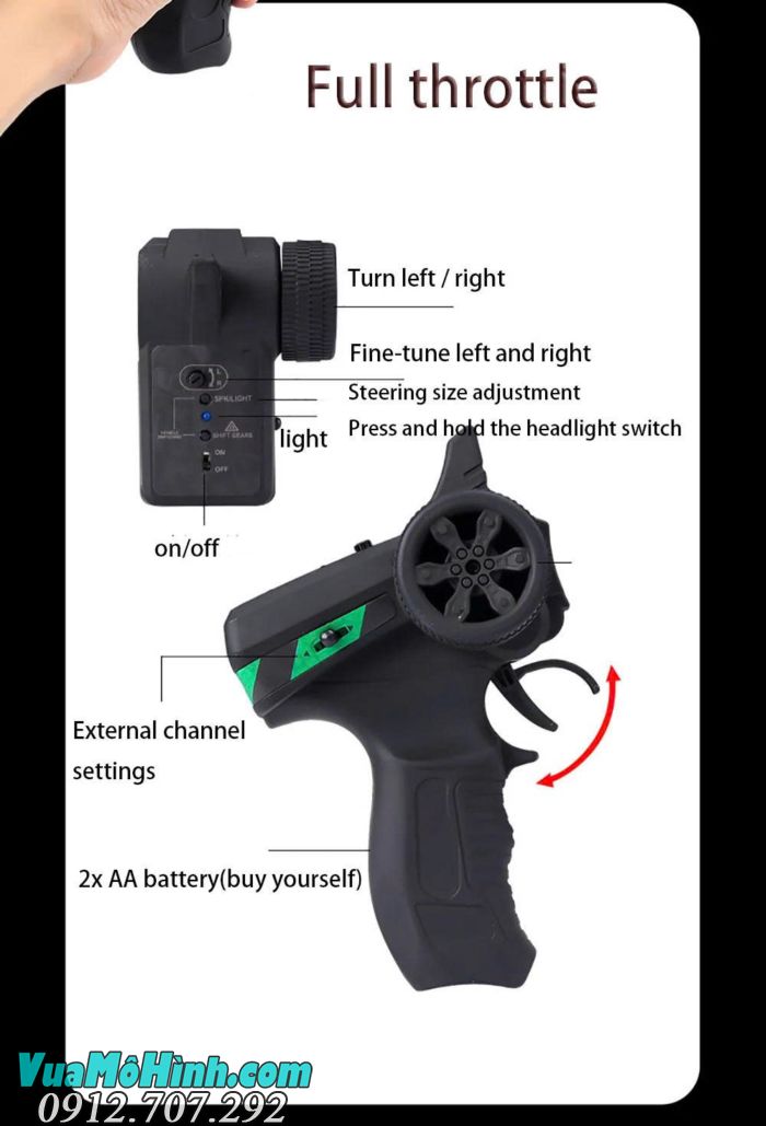 wpl b36 xe tải quân sự điều khiển từ xa ural truck 1/16 b36 6wd xe kéo semi rơ móc