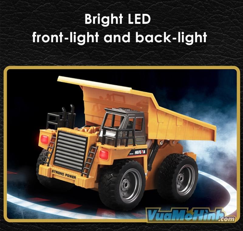 Xe ben điều khiển từ xa Huina 1540 tỉ lệ 1:18 chính hãng