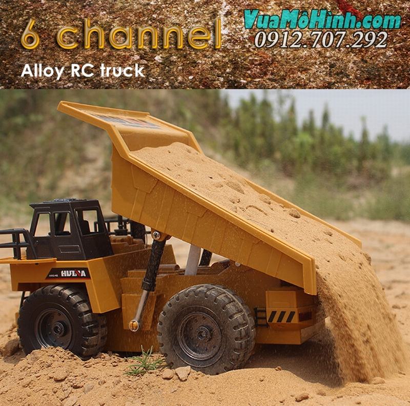 Xe ben điều khiển từ xa Huina 1540 tỉ lệ 1:18 chính hãng