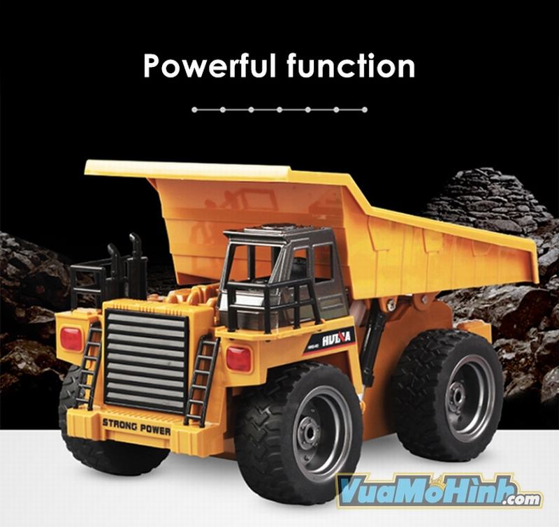 Xe ben điều khiển từ xa Huina 1540 tỉ lệ 1:18 chính hãng