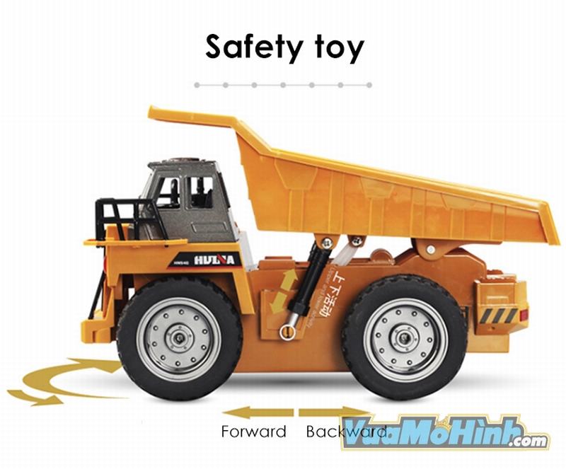 Xe ben điều khiển từ xa Huina 1540 tỉ lệ 1:18 chính hãng