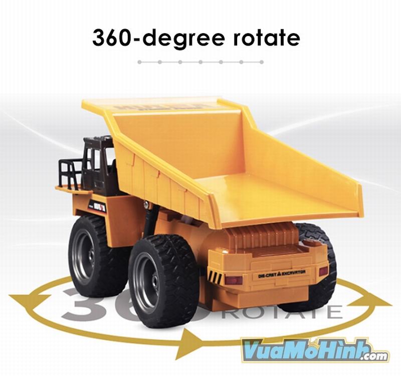 Xe ben điều khiển từ xa Huina 1540 tỉ lệ 1:18 chính hãng