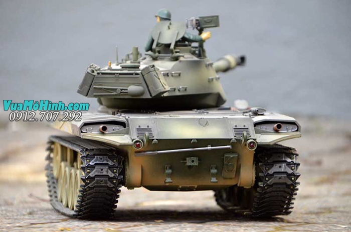 xe tăng điều khiển từ xa mô hình rc tank heng long us m41a3 3839 3839-1 pro xích kim loại xích nhựa